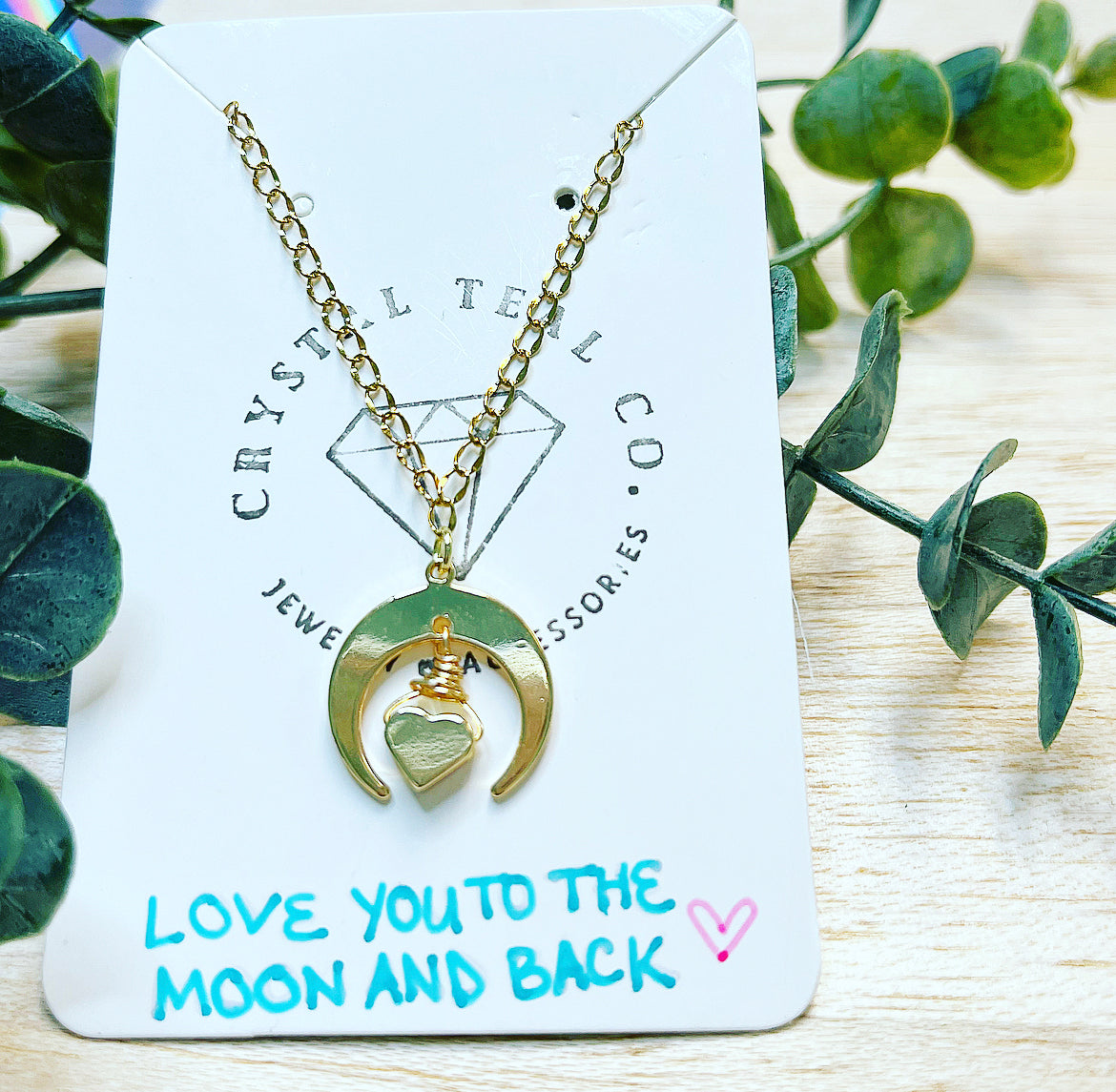 Buy I Love You to the Moon and Back Memorial Necklace for Loss Online in  India - Etsy